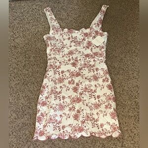 Altar’d State Women’s Medium Floral White Dress (NWT)
